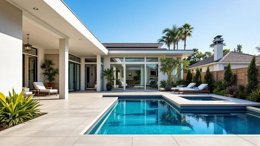 Concrete pool deck project