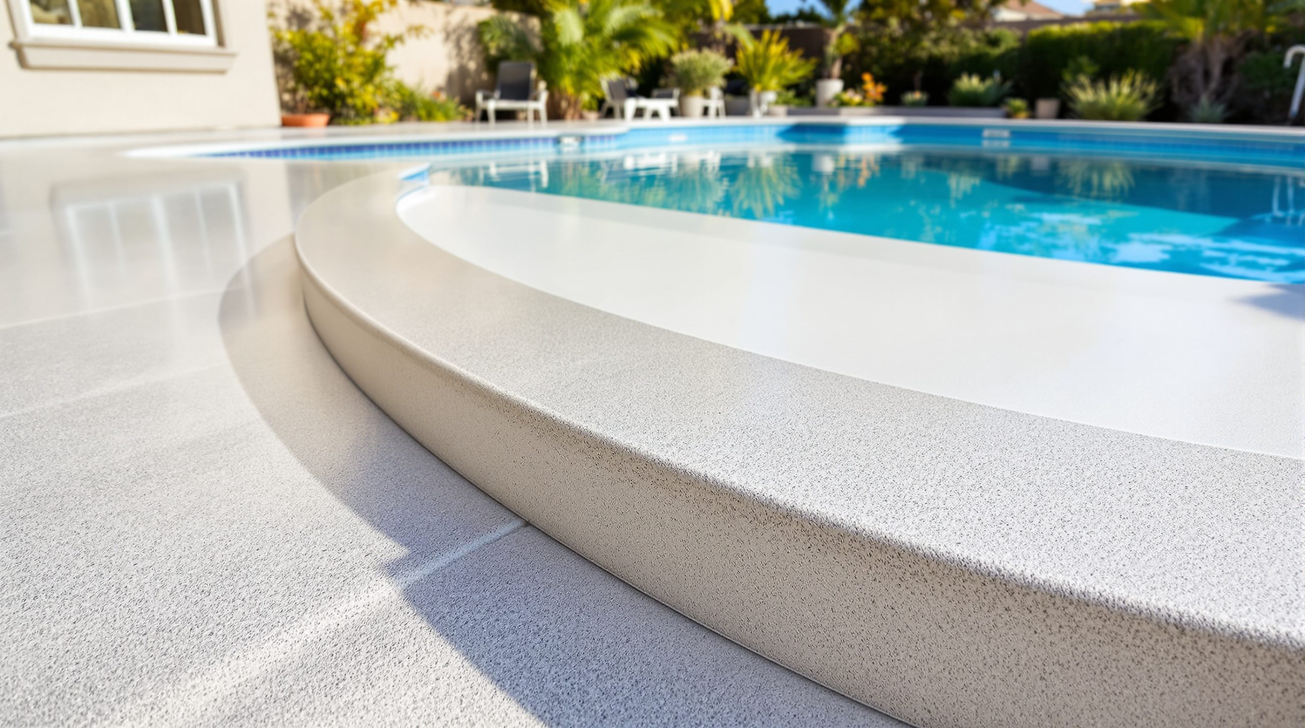 Concrete pool deck installation in Poway CA — BES Concrete Contracting Solutions