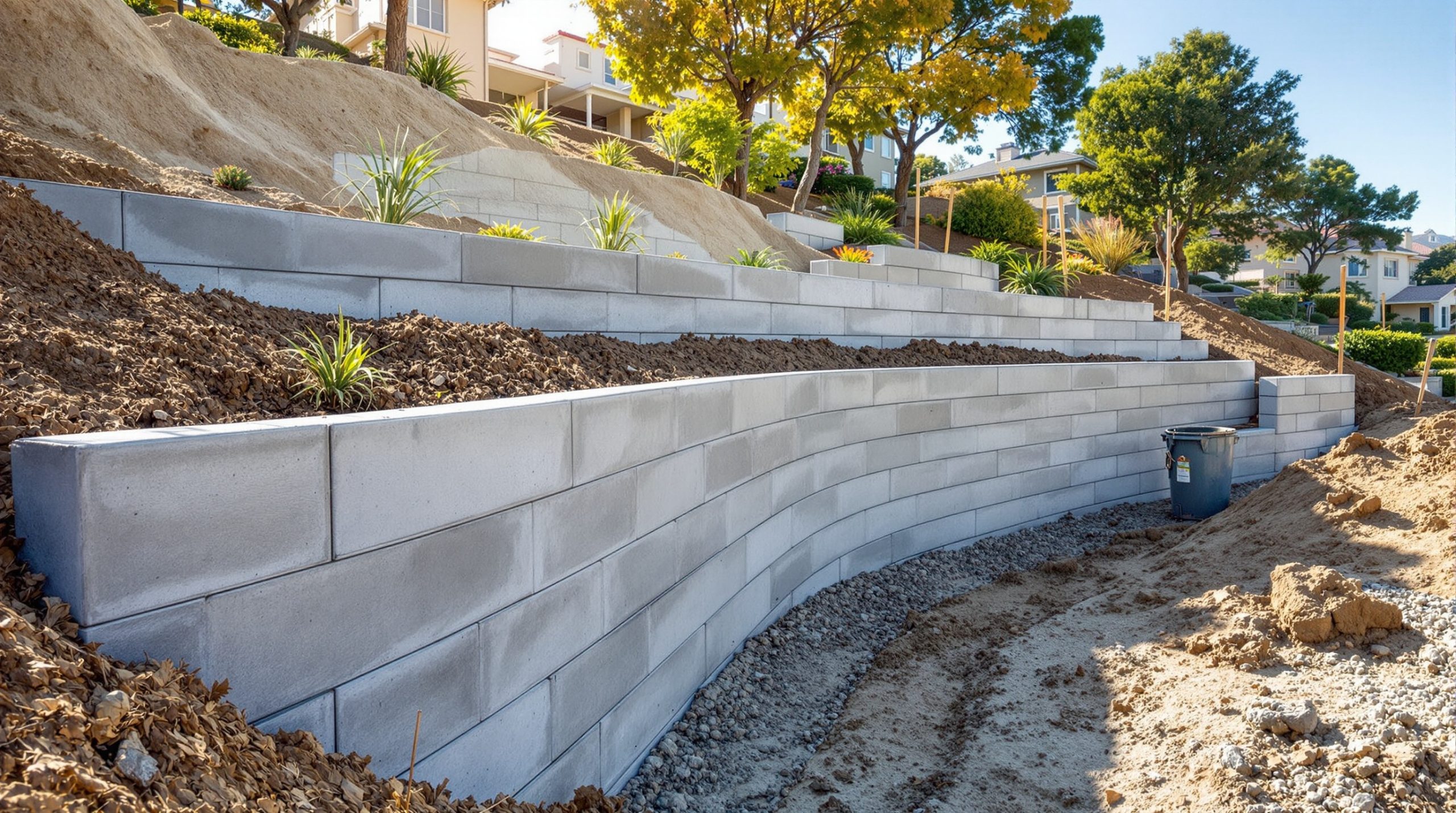 Structural concrete project by BES Concrete in San Diego County