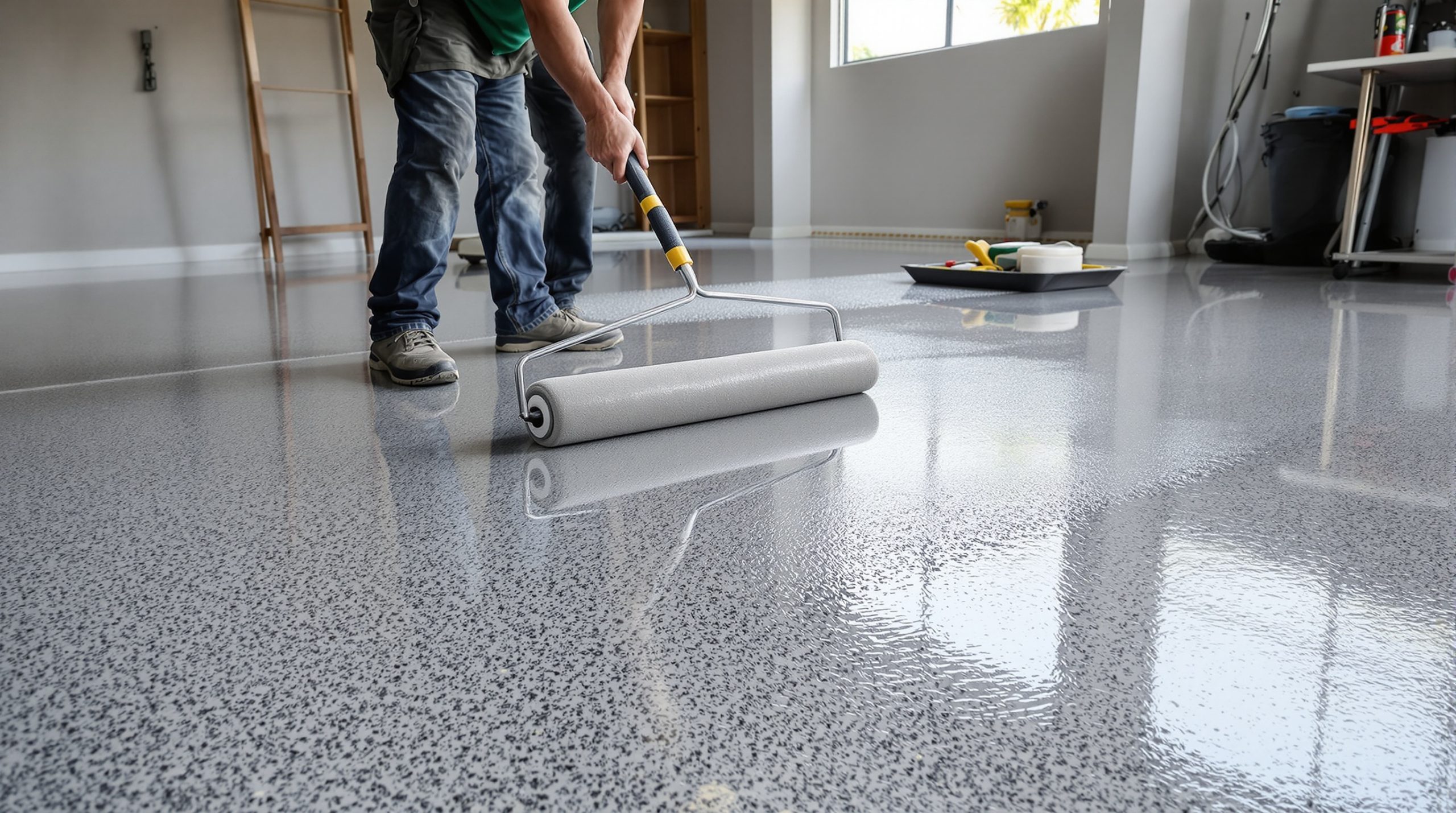 Garage floor coating and epoxy flooring in Poway CA — BES Concrete Contracting Solutions