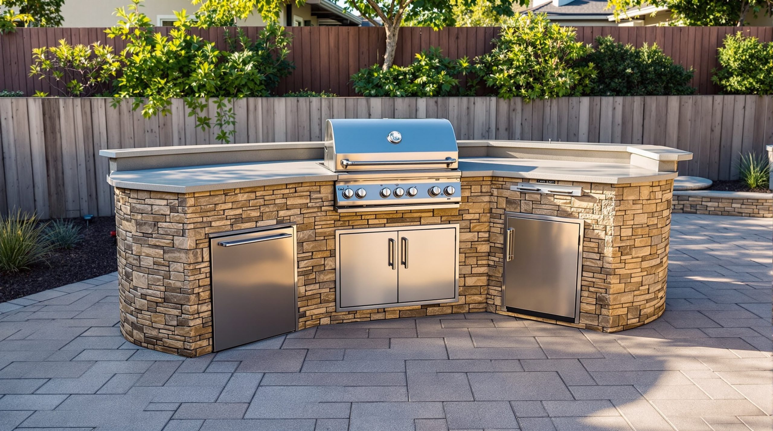 Outdoor Kitchens & BBQ installation in San Diego County by BES Concrete Contracting Solutions